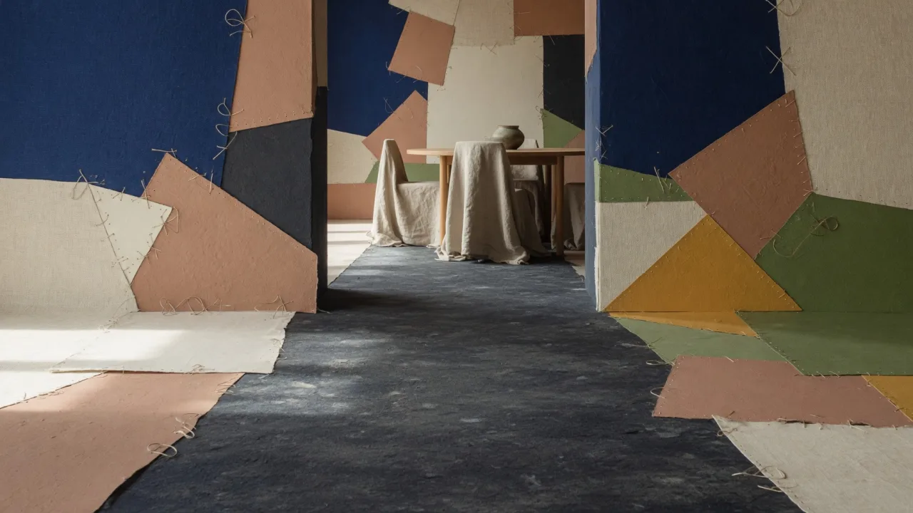 Paper shapes prepared for a meeting